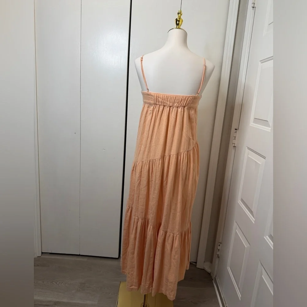 Abercrombie & Fitch Peach Maxi Dress